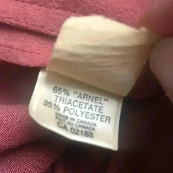 🔥sportrite🔥 | Vintage 1960’s Arnel triacetate fabric blush pink trench coat - Picture 9 of 16